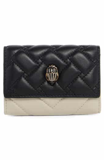 Kurt Geiger London Quilted Leather Flap Wallet