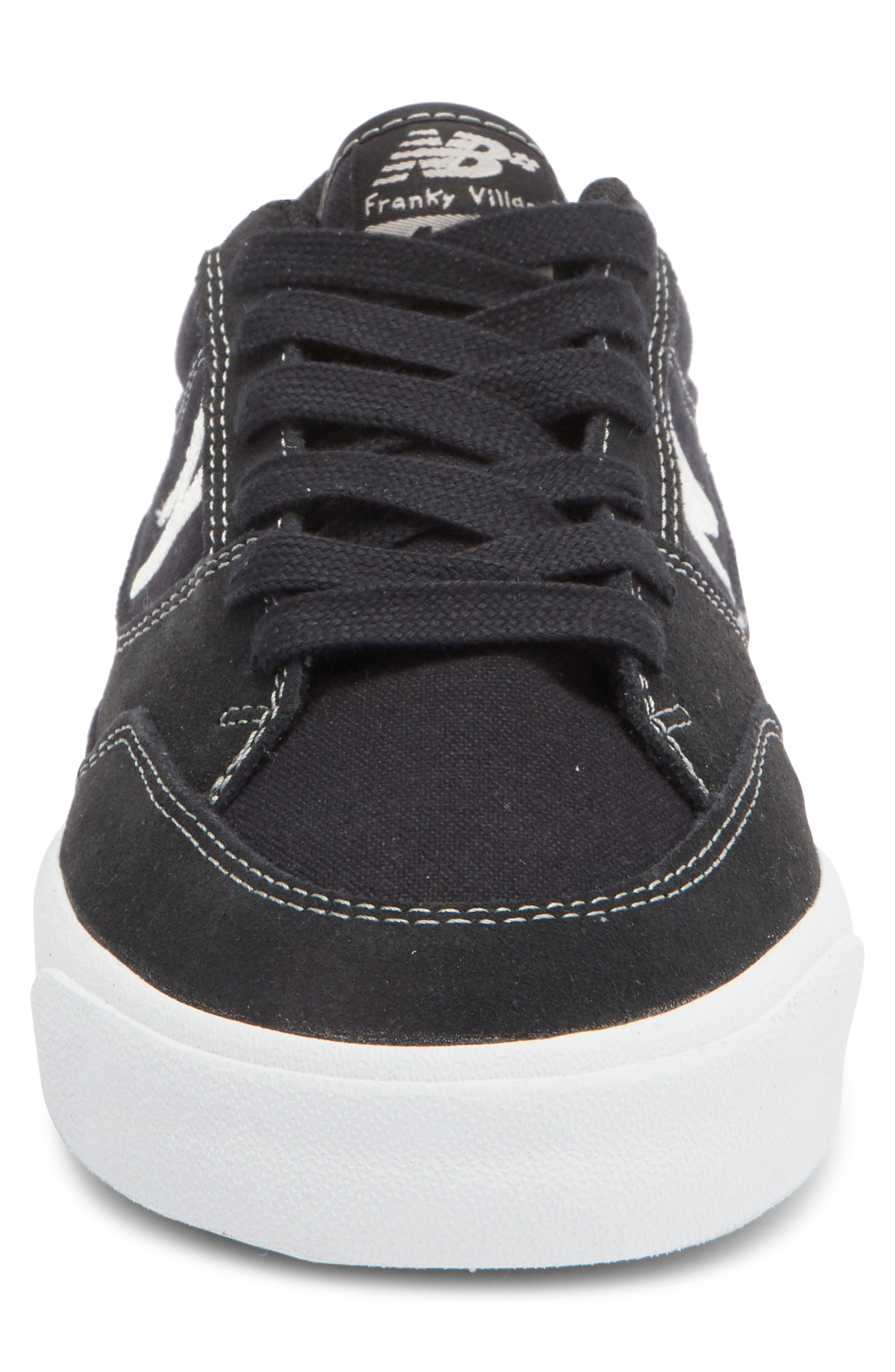 New Balance 417 Low Top Sneaker, Alternate, color, Black/ White