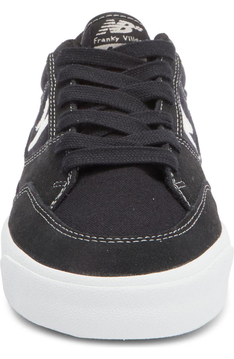 New Balance 417 Low Top Sneaker, Alternate, color, Black/ White