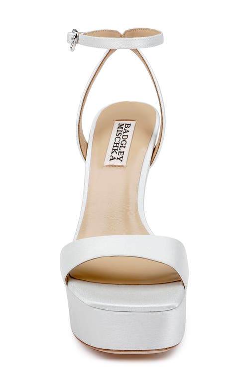 BADGLEY MISCHKA BADGLEY MISCHKA COLLECTION CAIA ANKLE STRAP PLATFORM SANDAL 