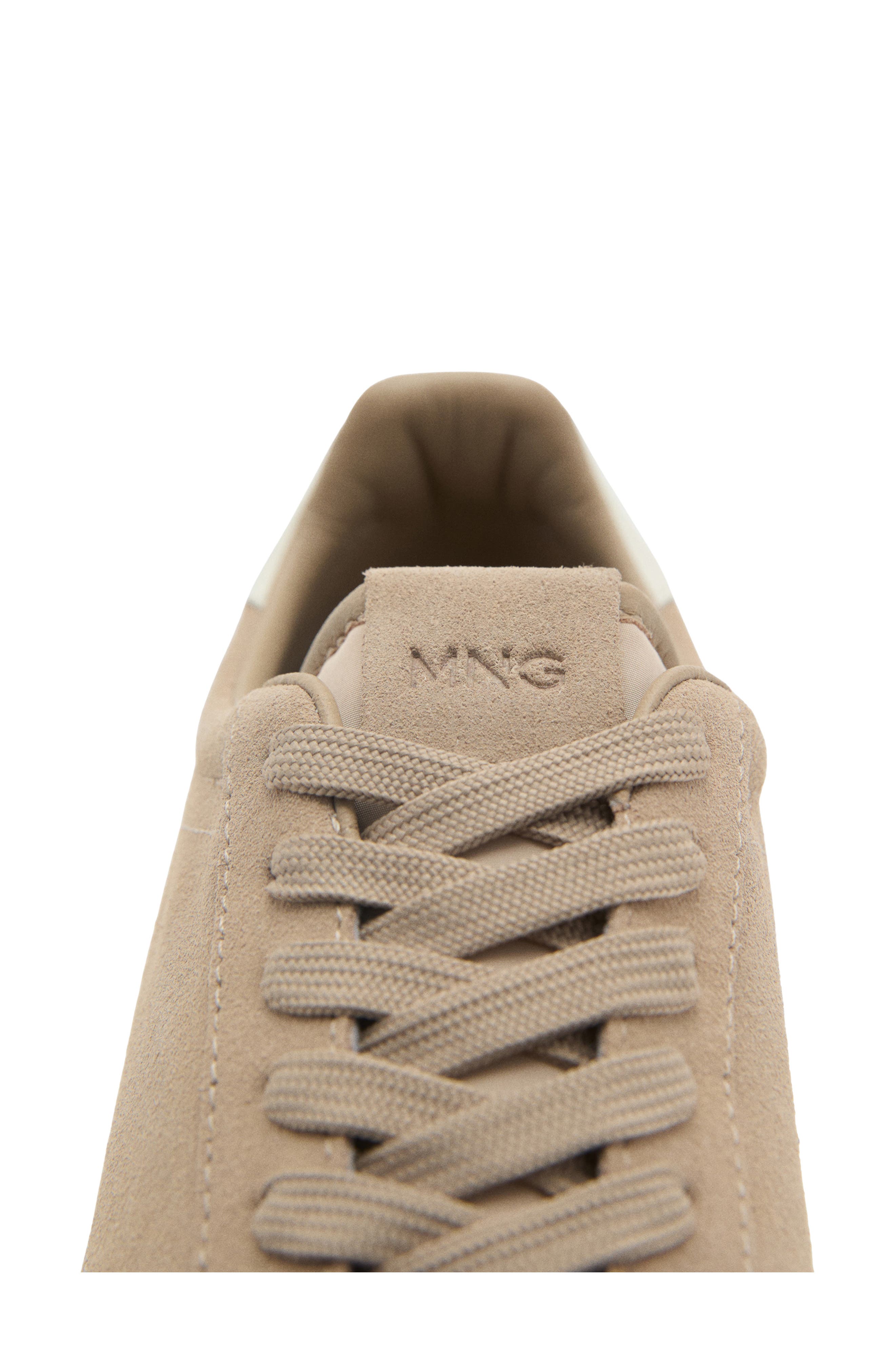 MANGO Suede Sneaker, Alternate, color, Sand