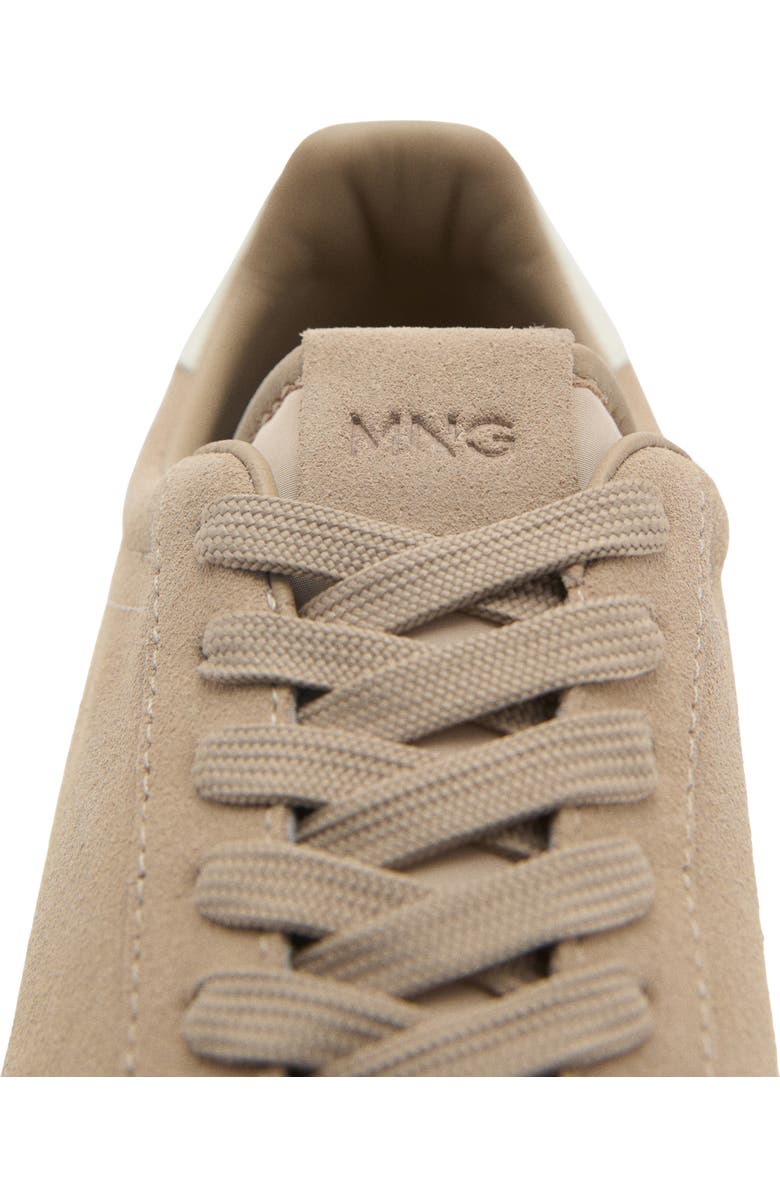 MANGO Suede Sneaker, Alternate, color, Sand