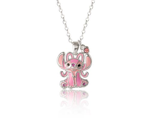 Disney Angel Necklace, 16+2 In Metallic