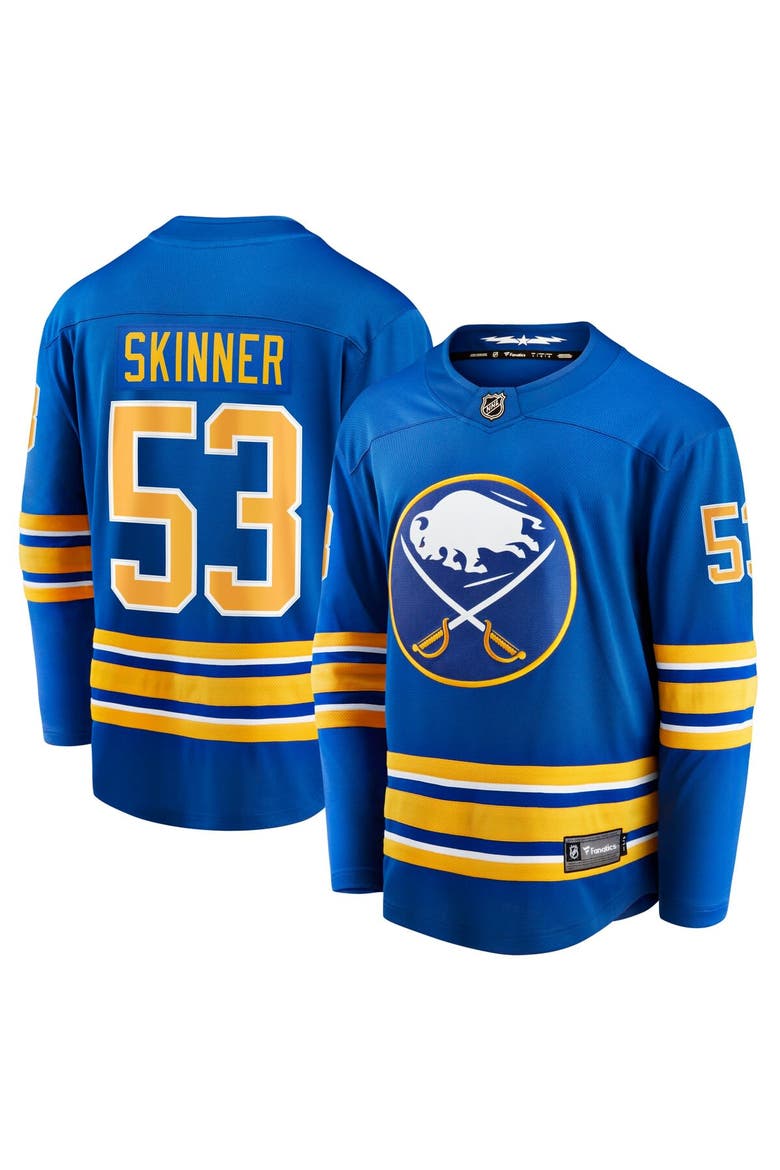 Men's Fanatics Branded Jeff Skinner Royal Buffalo Sabres Home Breakaway Jersey, Main, color, Royal