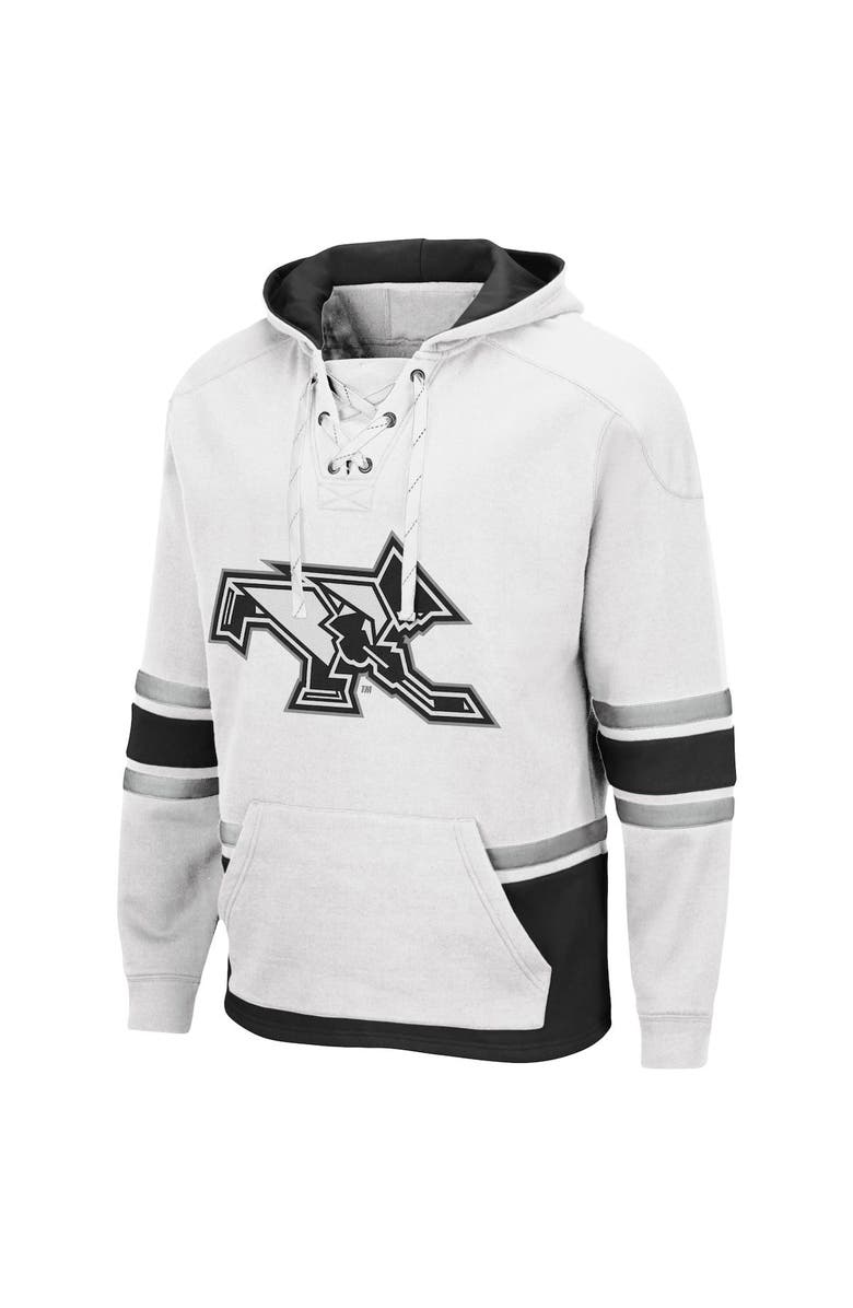 COLOSSEUM Men's Colosseum White Providence Friars Lace Up 3.0 Pullover Hoodie, Alternate, color, 