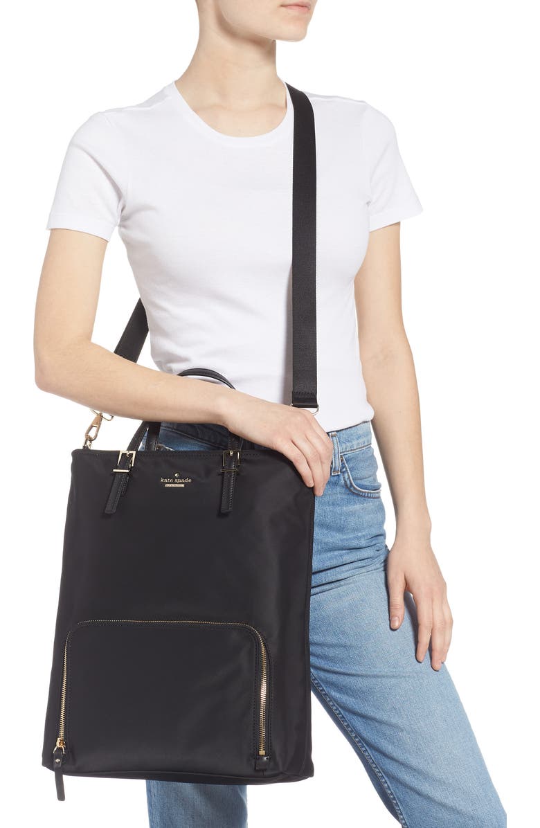 Kate Spade New York convertible nylon backpack, Alternate, color,