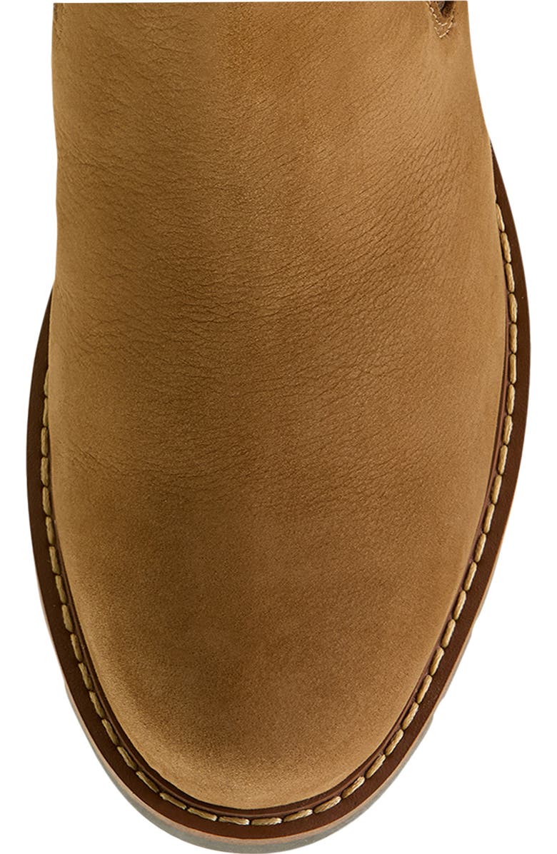 Ariat Wexford Genuine Shearling Waterproof Chelsea Boot, Alternate, color, Amber Brown