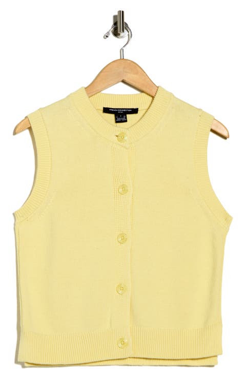 Mozart Sleeveless Cotton Sweater Vest