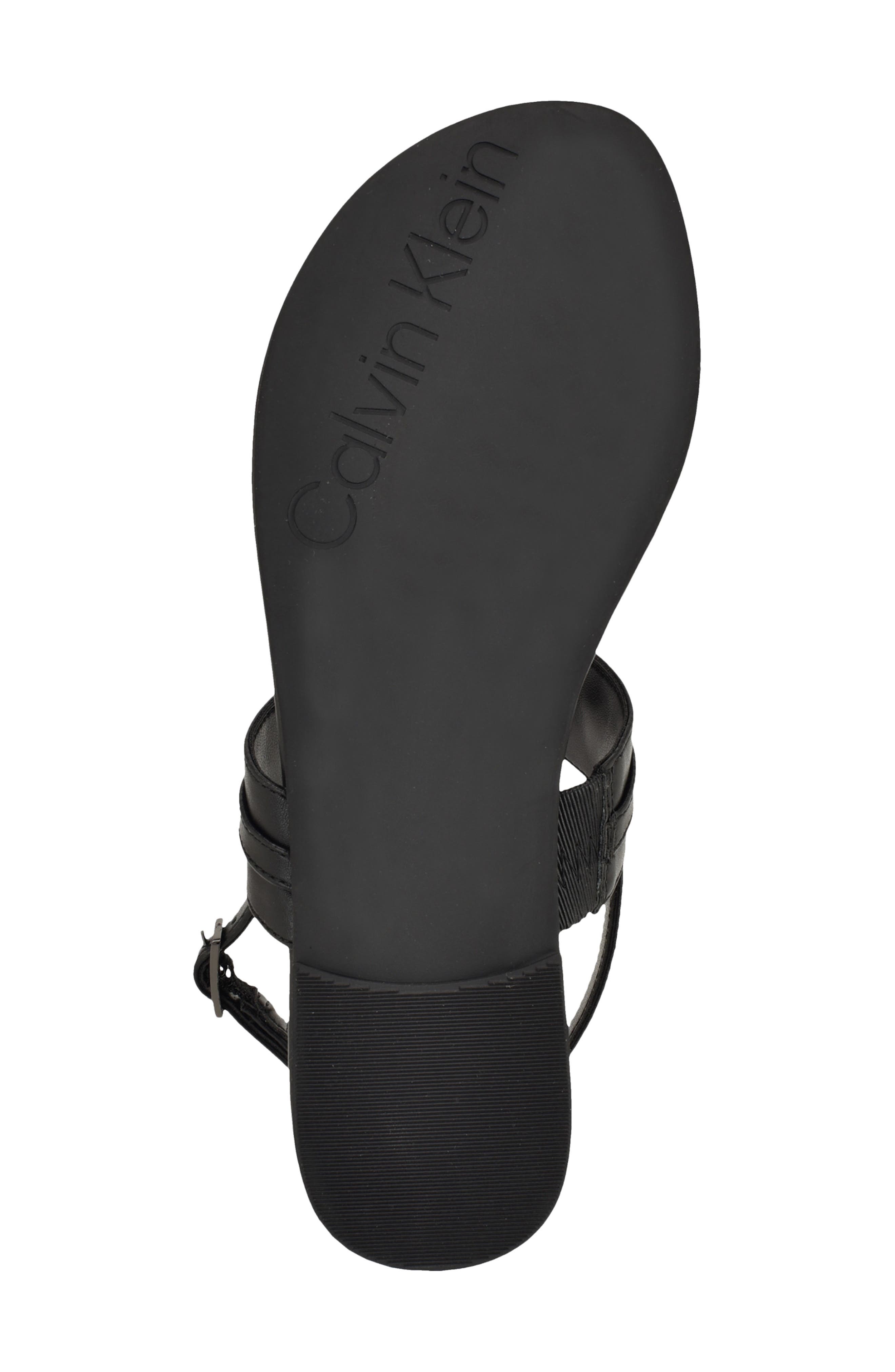 Calvin Klein Bettia Slingback Sandal, Alternate, color, Black