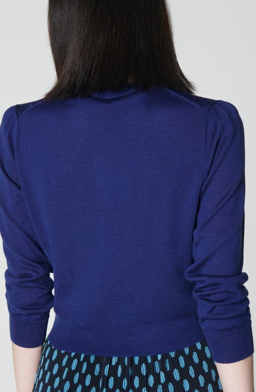Lk Bennett Ella Cardigan In Blue