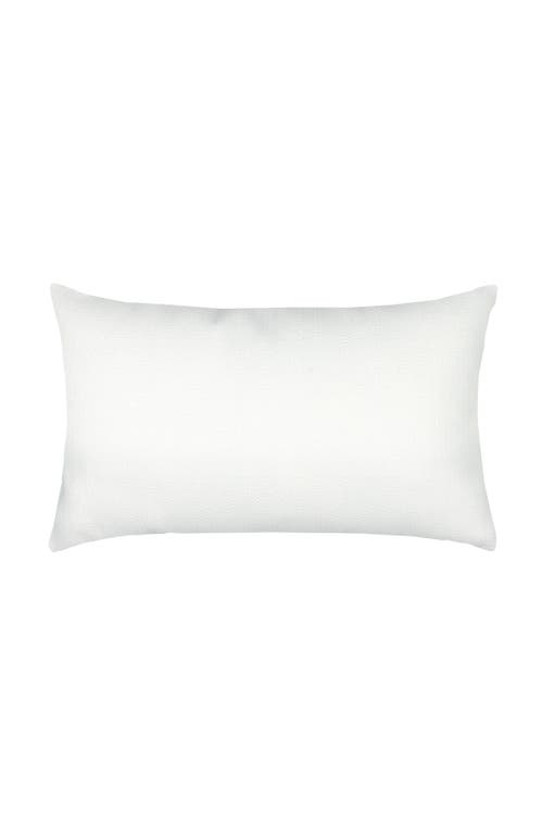 Elaine Smith Mane Blanc Handmade Macrame Fringed Indoor & Outdoor Woven Accent Pillow