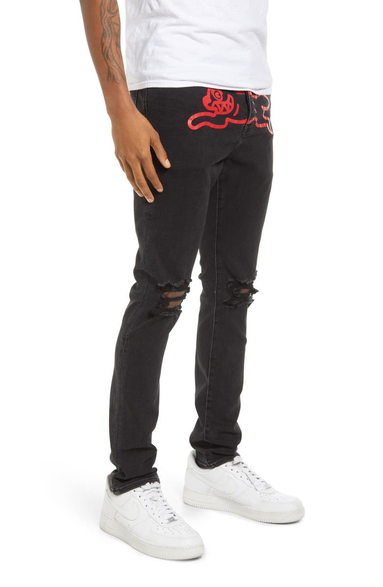 ICECREAM Men's Running Dog Jeans, Alternate, color, 