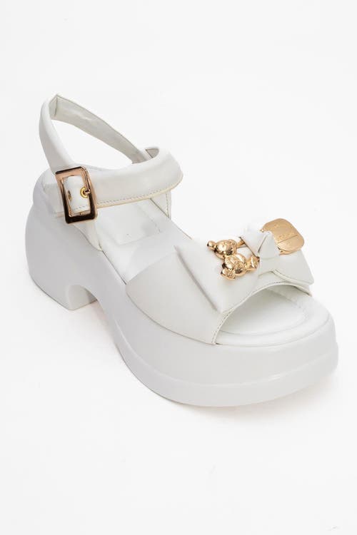 Prologue Shoes Merida Buckle Platform Sandal