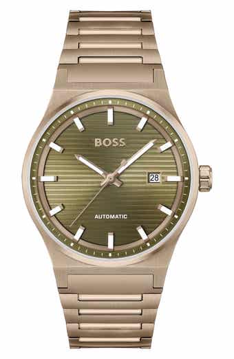 BOSS Candor Automatic Bracelet Watch, 41mm