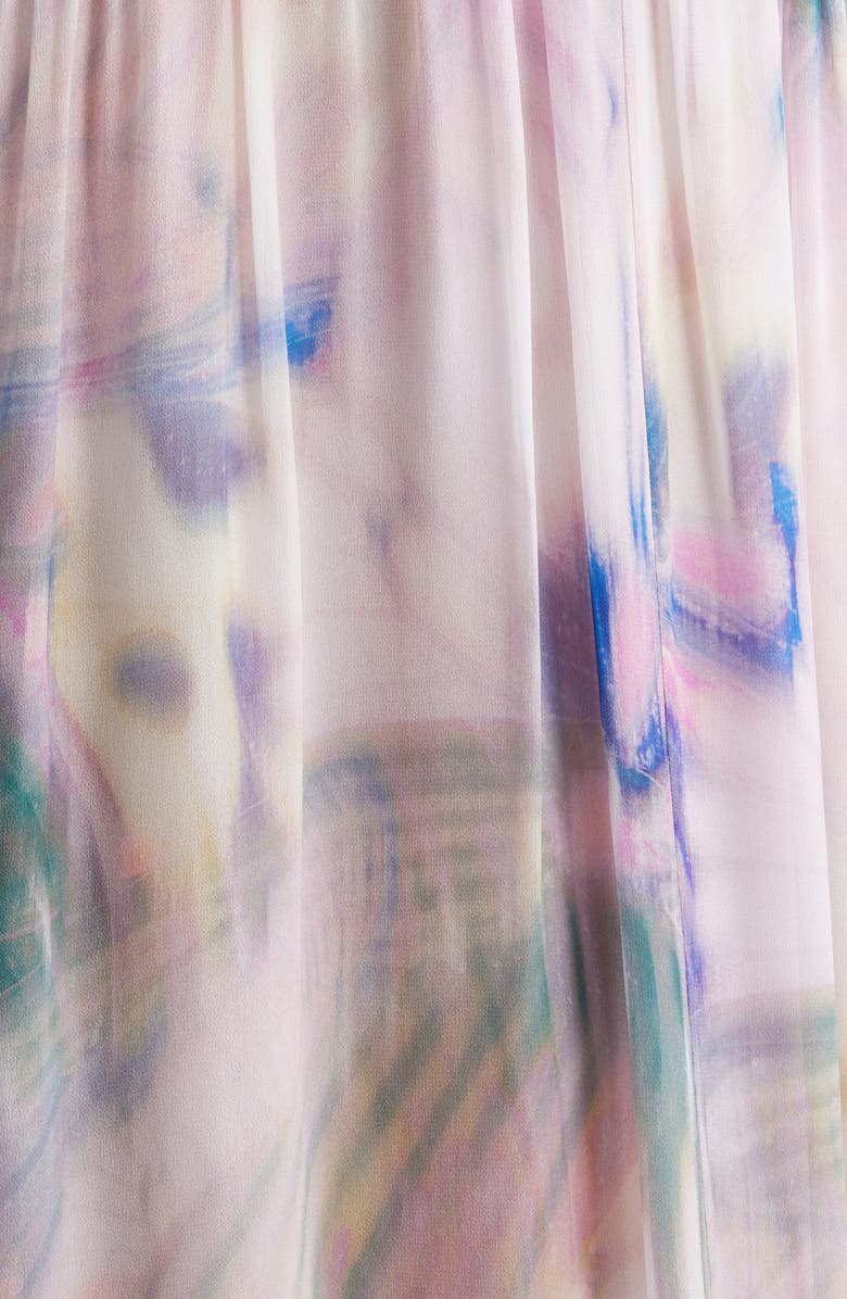 BOSS Orange Ditilla Print Long Sleeve Dress, Alternate, color, Pastel Floral