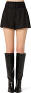 ASTR the Label Rain High Waist Belted Shorts