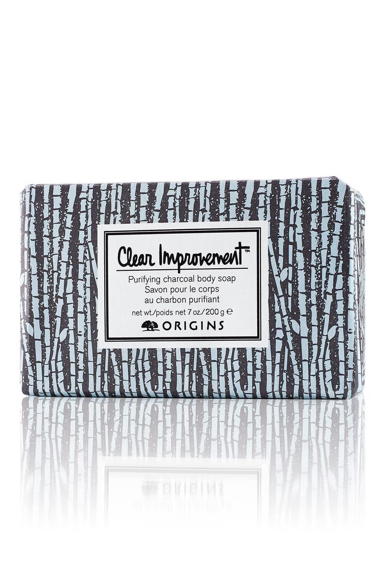 Clear Improvement™ Purifying Charcoal Bar Soap, Main, color, NO COLOR