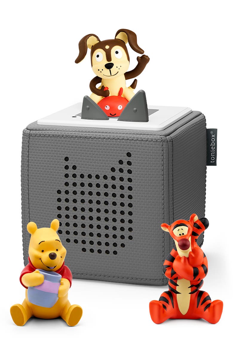 tonies Grey Toniebox Playtime Puppy Starter Set & Disney<sup>®</sup> 2-Pack Tonie Audio Character Bundle, Main, color, Multicolor