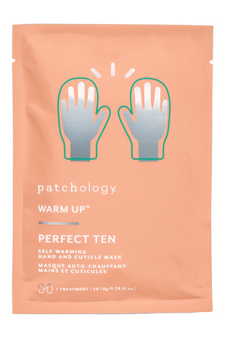 Warm Up™ Perfect Ten Self-Warming Hand & Cuticle Mask, Main, color, NO COLOR