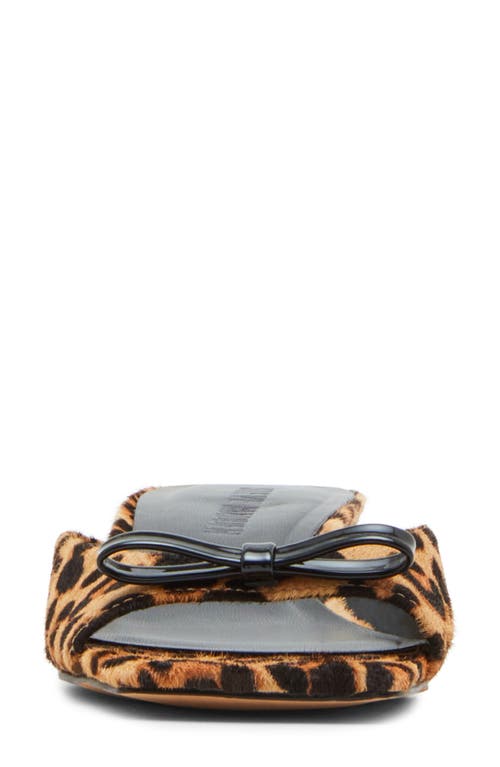 Steve Madden Womens Metallic Square Toe Kitten Heels In Leopard