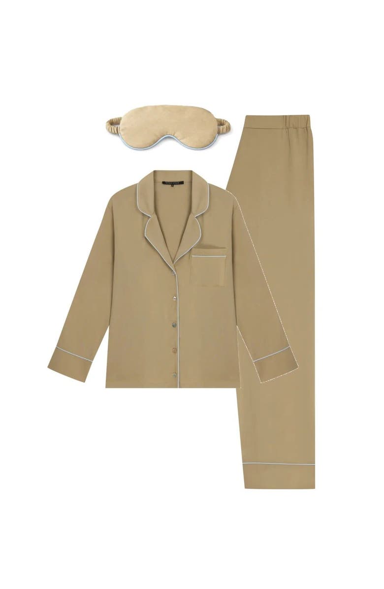 House Of Silk Noelle Pyjama Set, Main, color, Green