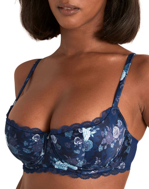 Adore Me Elsie Contour Balconette Bra In Blue