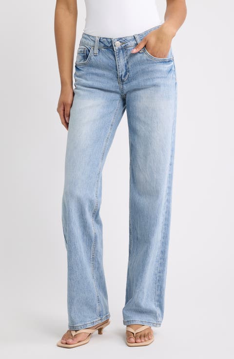 Britney Low Rise Wide Leg Jeans