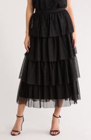 DR2 by Daniel Rainn Tiered Tulle Skirt