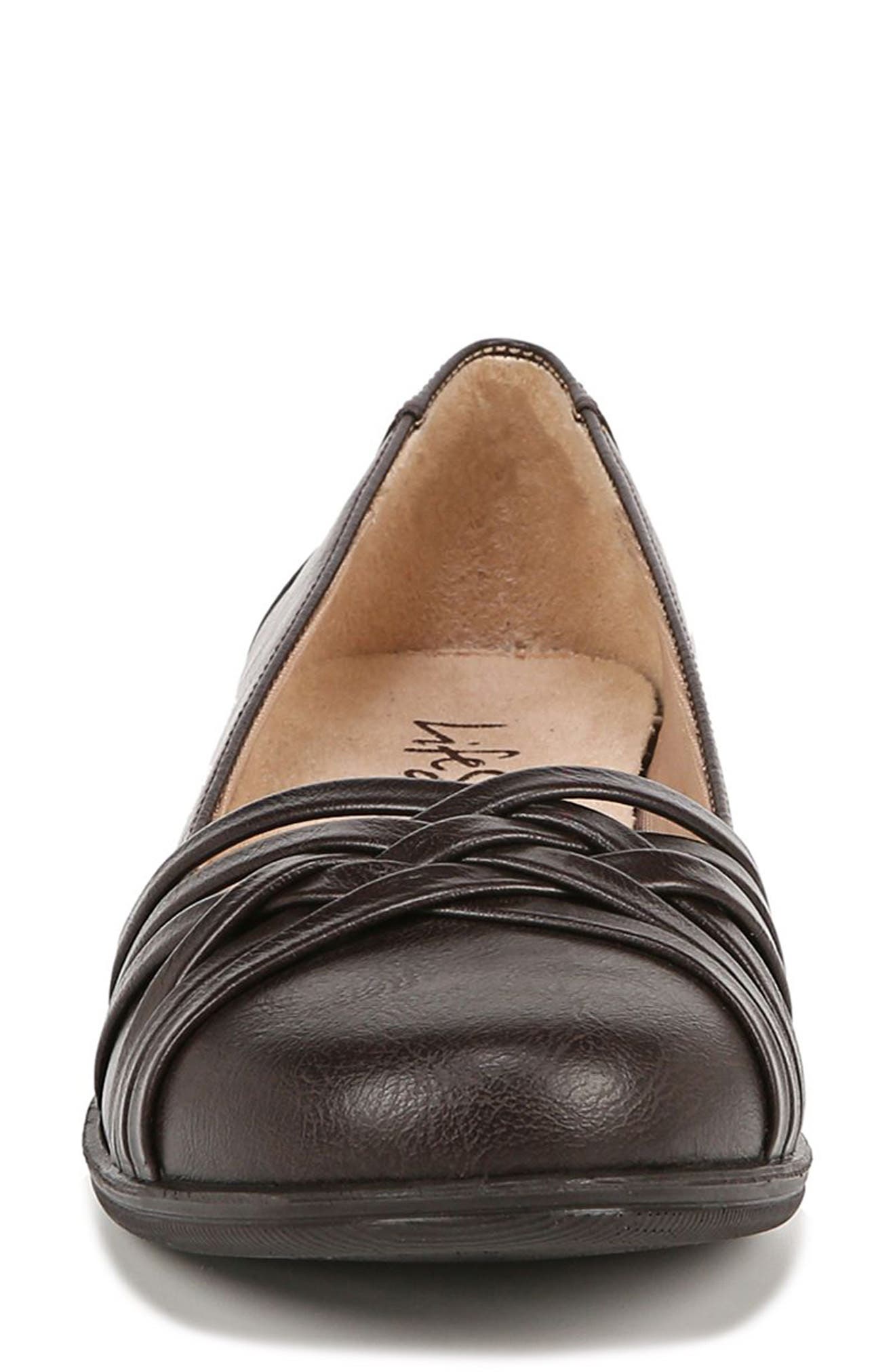 LifeStride Incredible Wedge Flat, Alternate, color, Brown