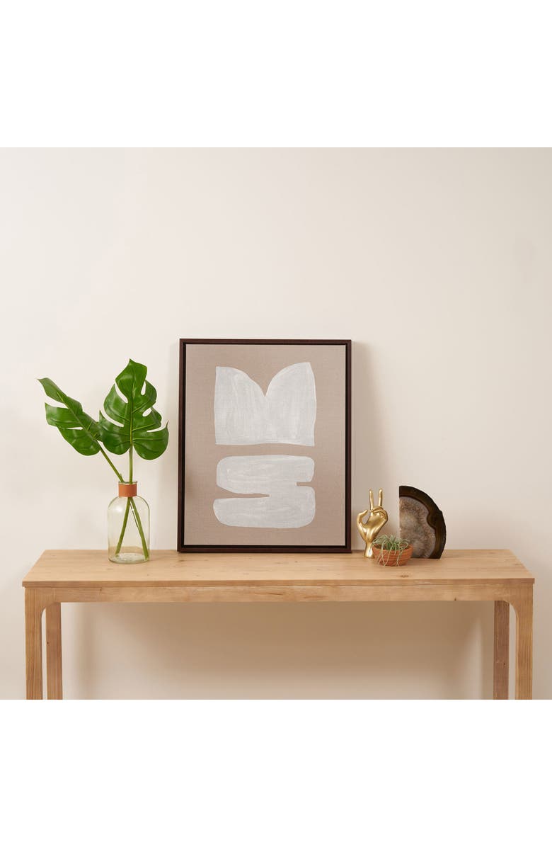 Deny Designs 'Mid Century Brown' by Orara Studio Framed Wall Art, Alternate, color, 