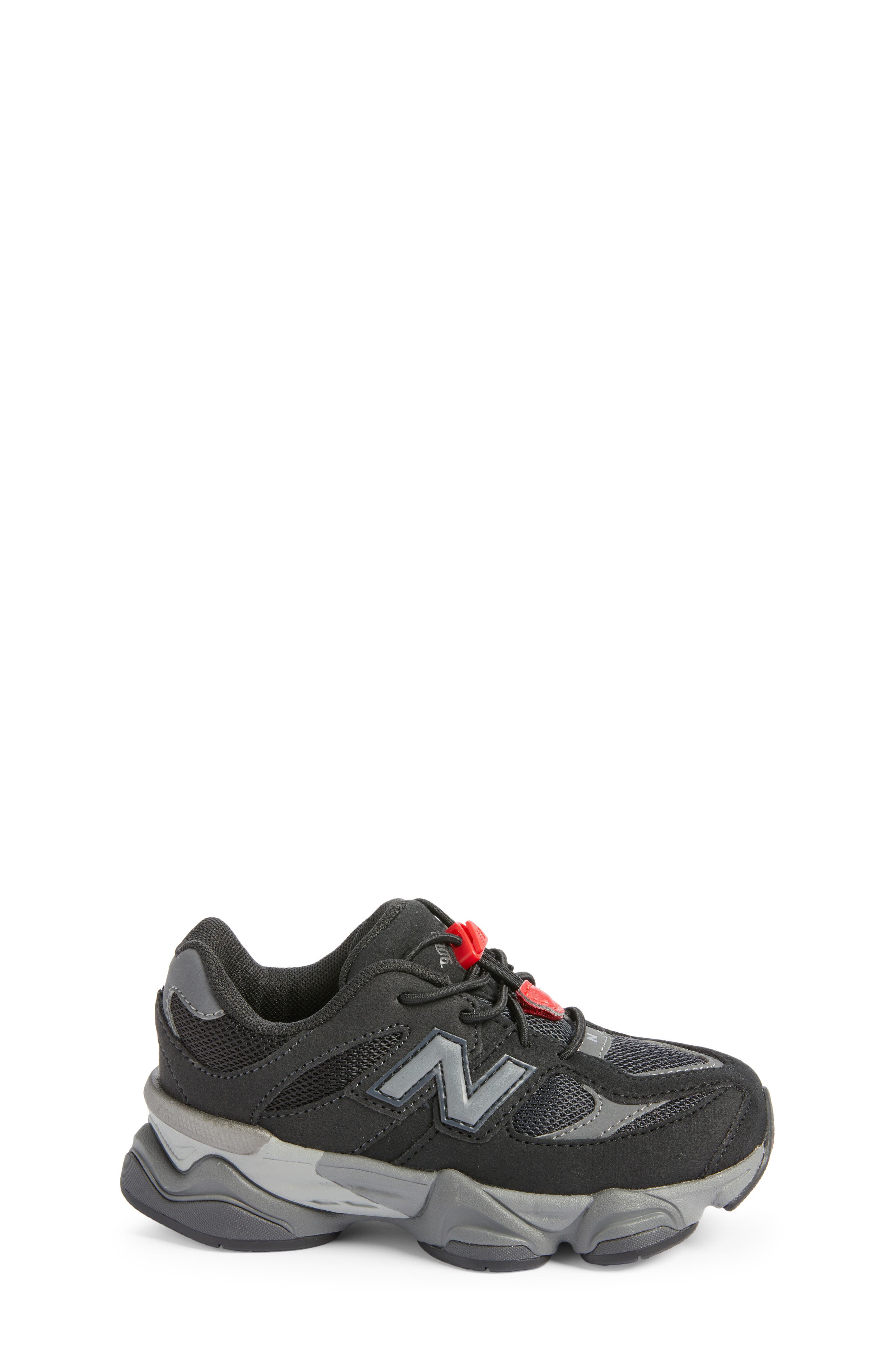 New Balance Kids' 9060 Sneaker, Alternate, color, Black / Castlerock