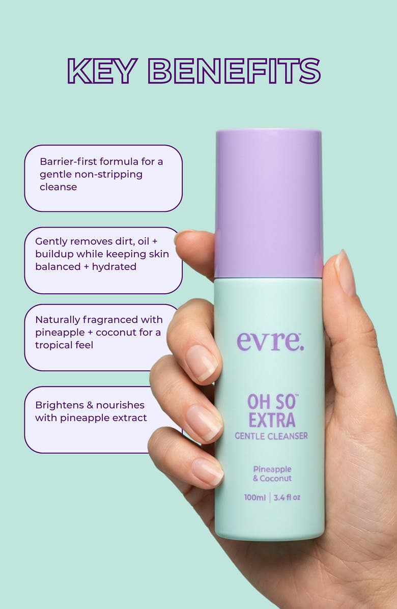 evre. Oh So Extra Gentle Cleanser, Alternate, color, 