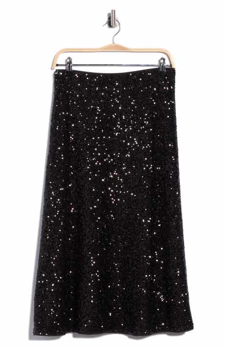 Araminta Sequin Midi Skirt