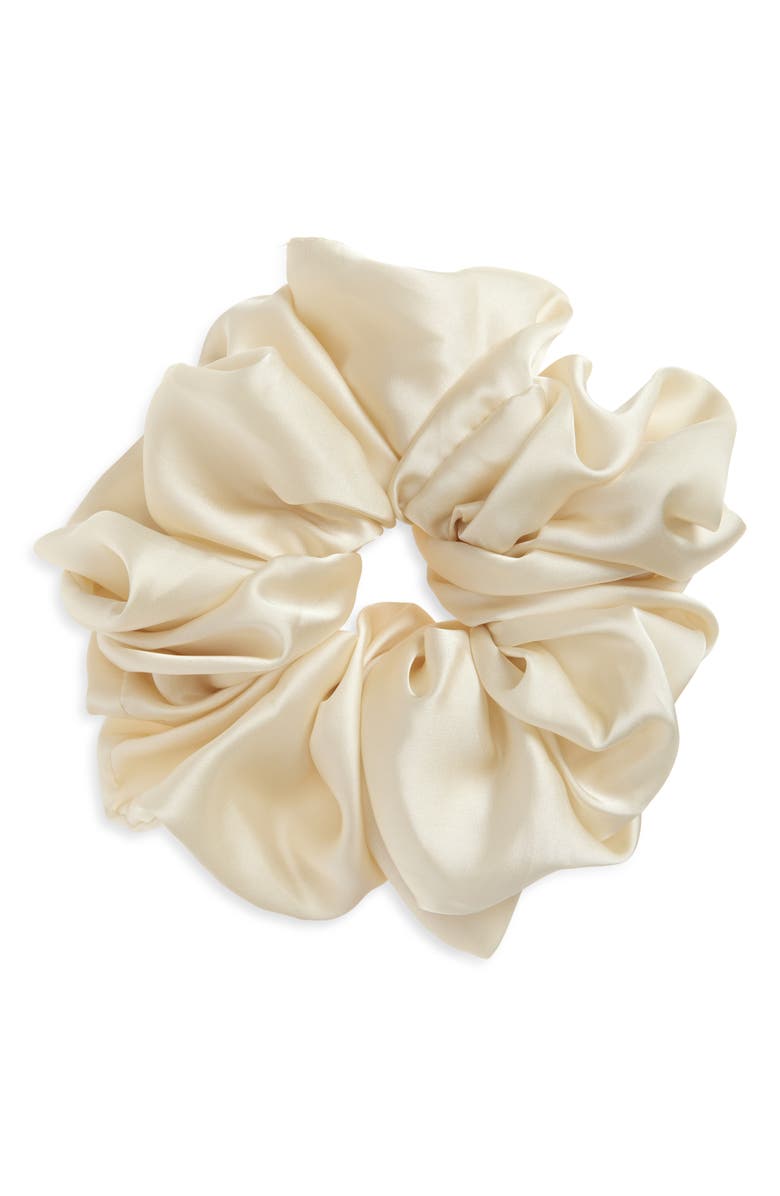 BP. Puffy Hair Scrunchie, Main, color, Ivory