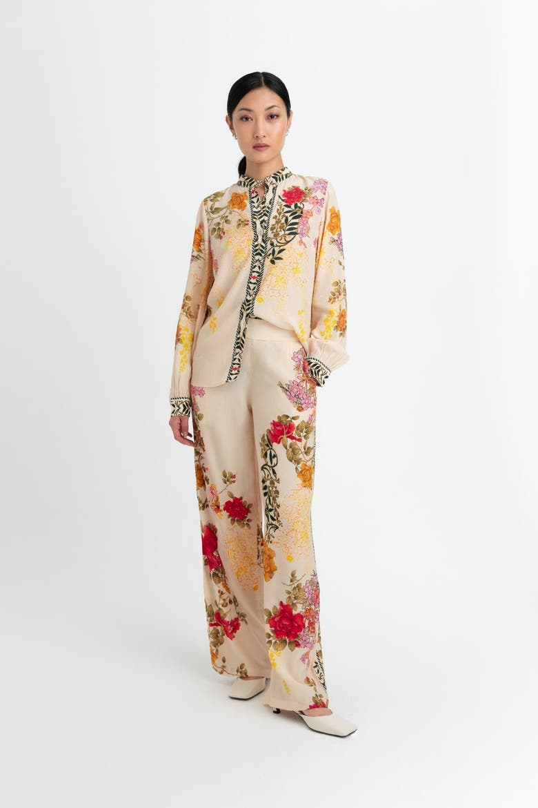 Nancy Cream Trousers, Alternate, color, Cream