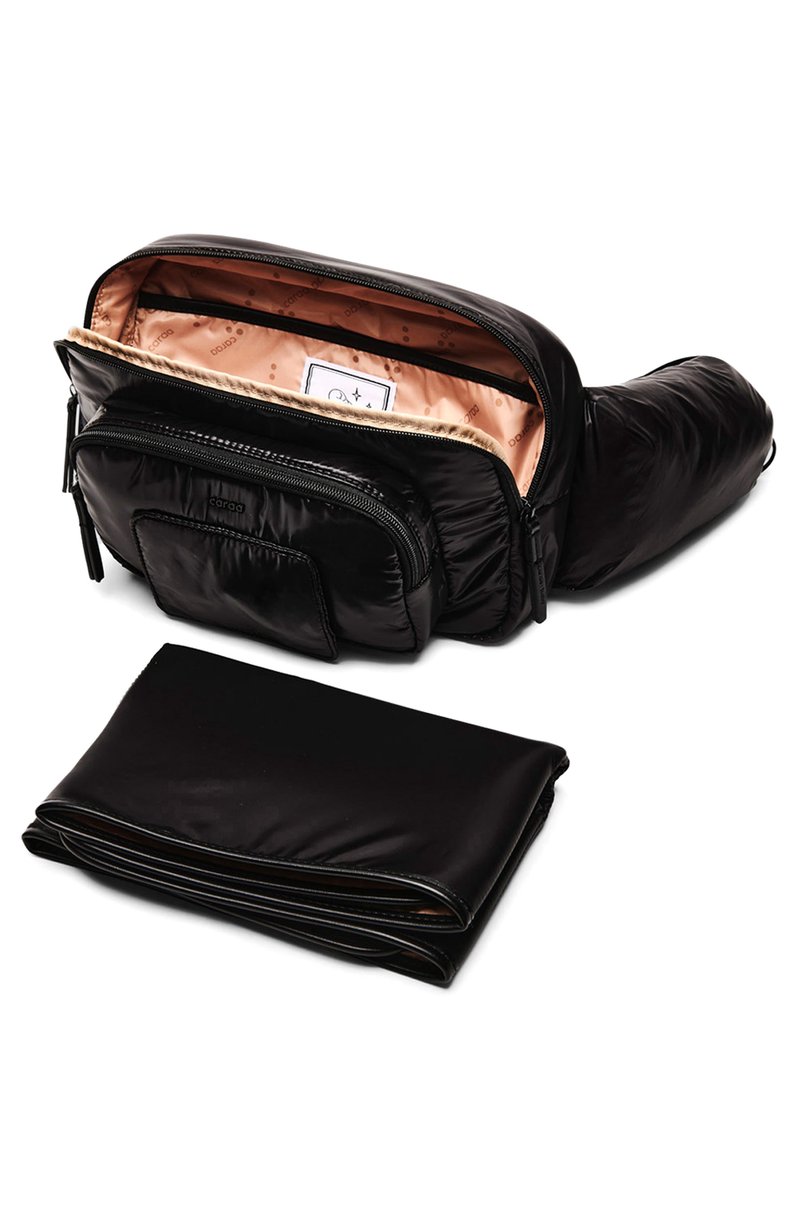 Caraa Changing Belt Bag, Alternate, color, Black
