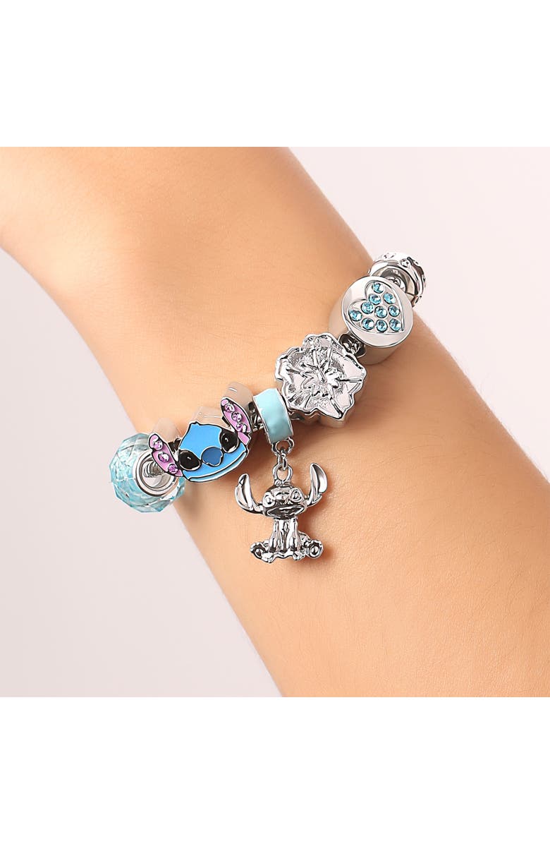 Disney Stitch Fashion Charm Bracelet, 7", Alternate, color, Silver