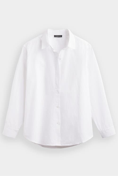 Franne Golde Crisp Cotton Button-up Shirt