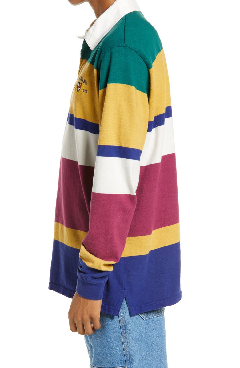 BDG Urban Outfitters Men's Stripe Cotton Rugby Shirt, Alternate, color, 