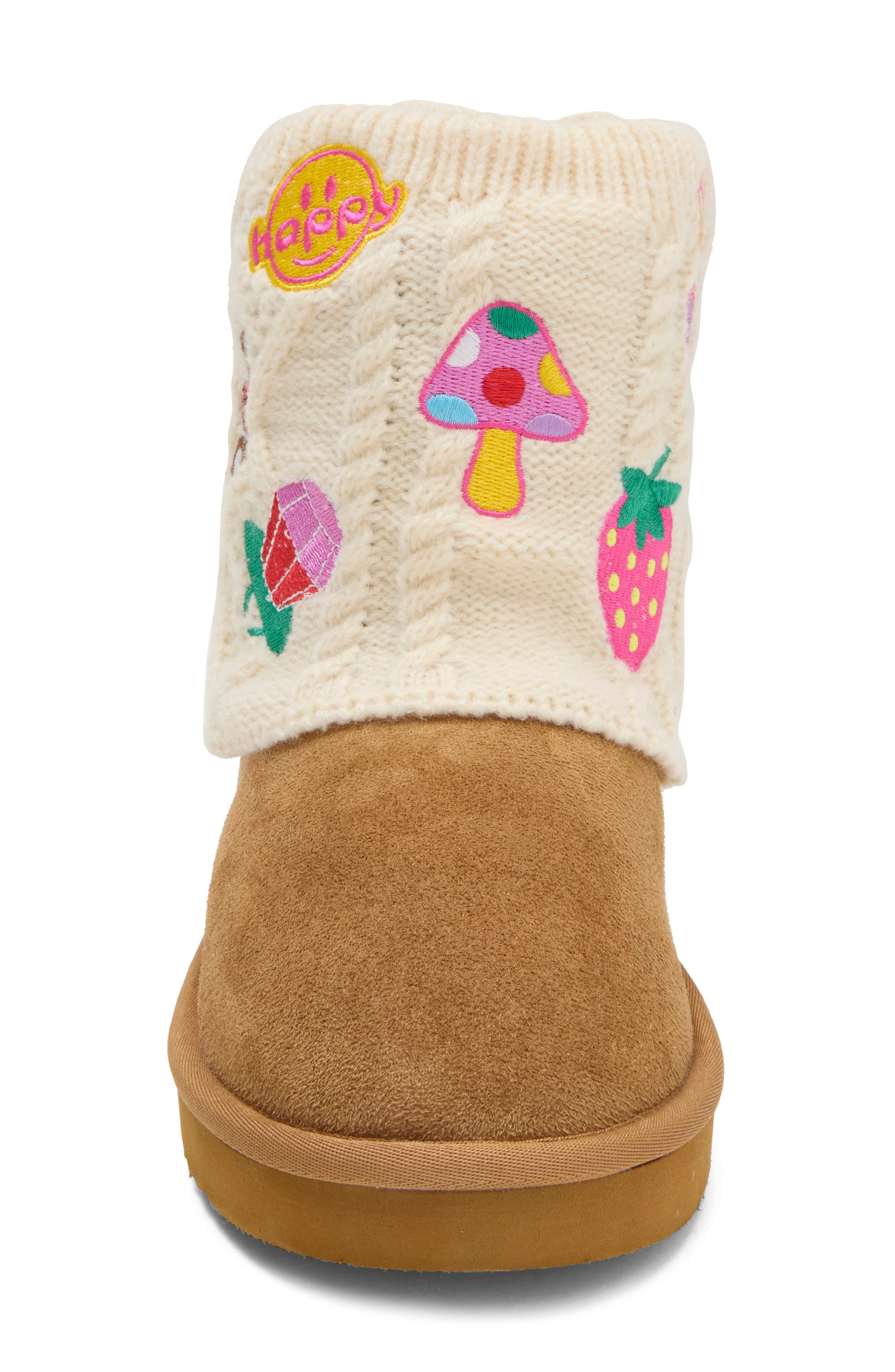 Kids' Mochi Boot, Alternate, color, COGNAC