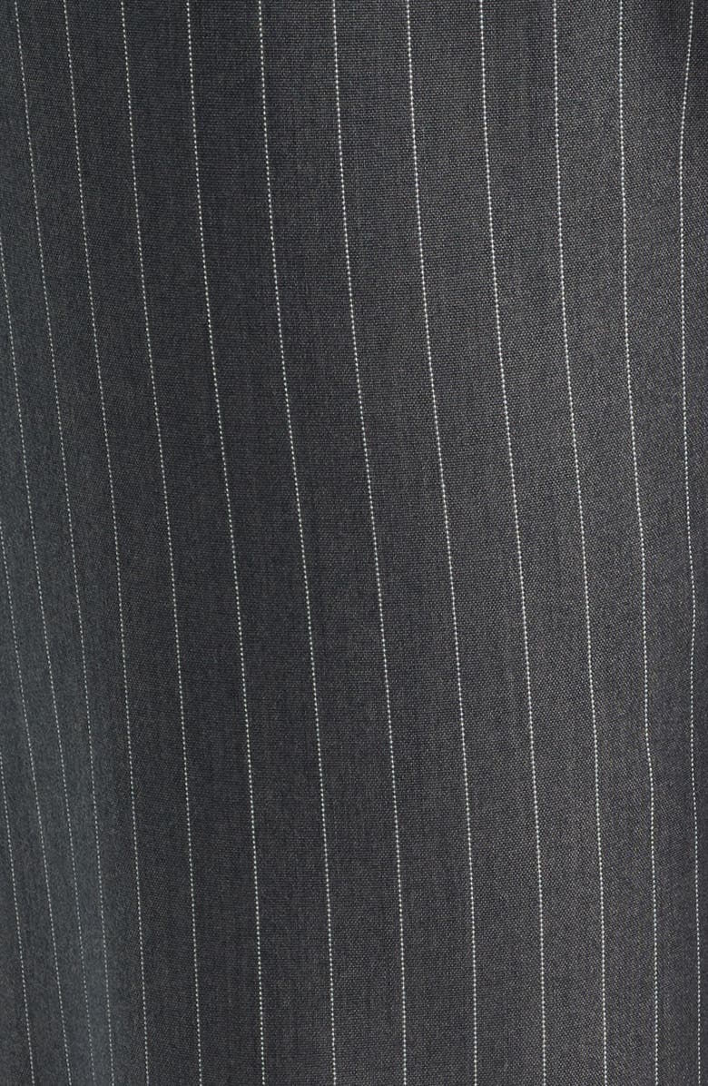 Princess Polly Isabeau Pinstripe Pants, Alternate, color, Grey