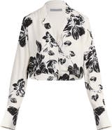 Favorite Daughter The Cropped Lily Print Top