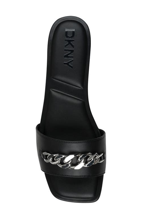 Dkny Dania Slide Sandal In Black