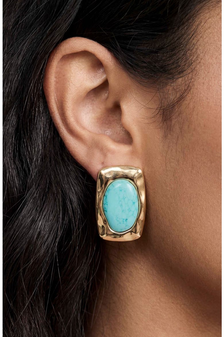 Hidden Treasures Turquoise Drop Earrings, Alternate, color, TURQUOISE
