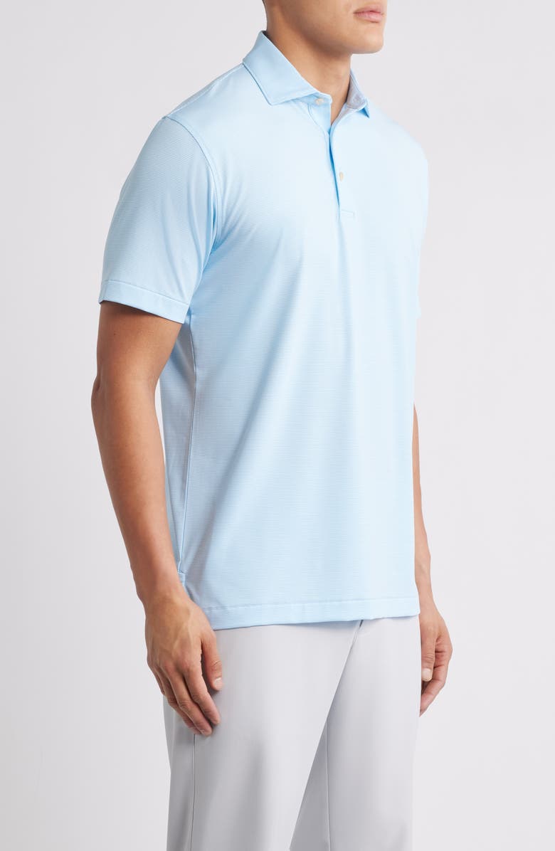 Peter Millar Jubilee Performance Jersey Golf Polo, Alternate, color, Seaport Blue