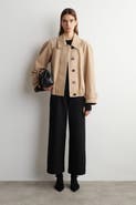 COS Cropped Wide-Leg Denim Pants
