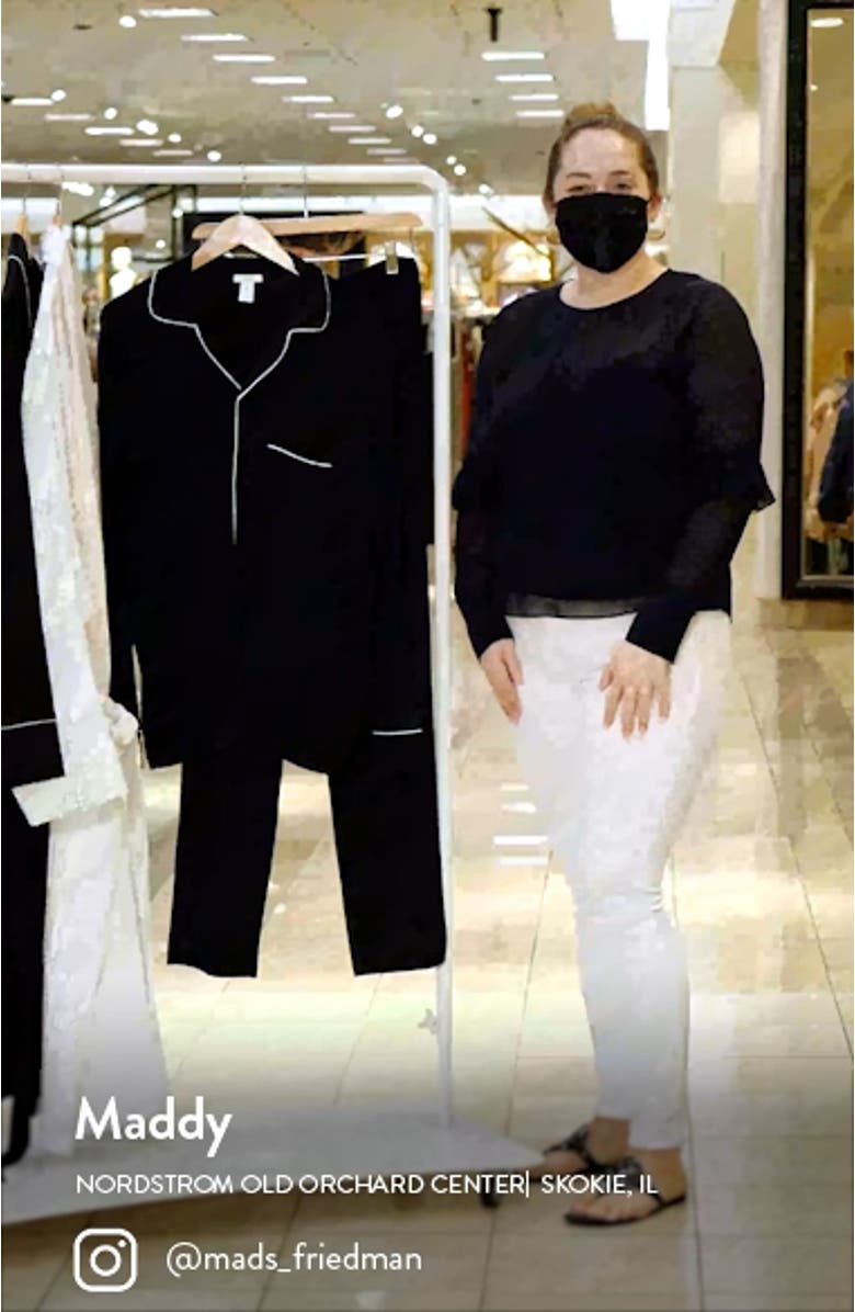 William Stretch Tencel<sup>®</sup> Modal Long Pajamas, sales video thumbnail