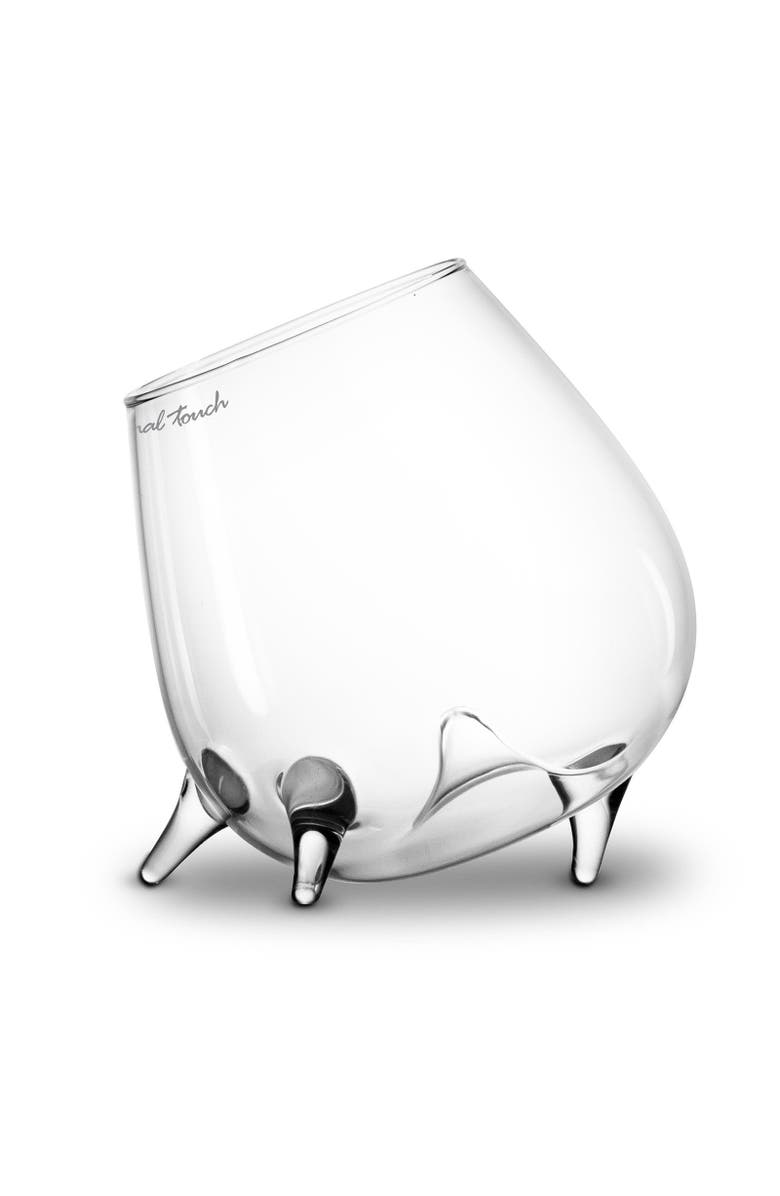 FINAL TOUCH Relax Cognac Glasses, Set of 2, Alternate, color, Clear