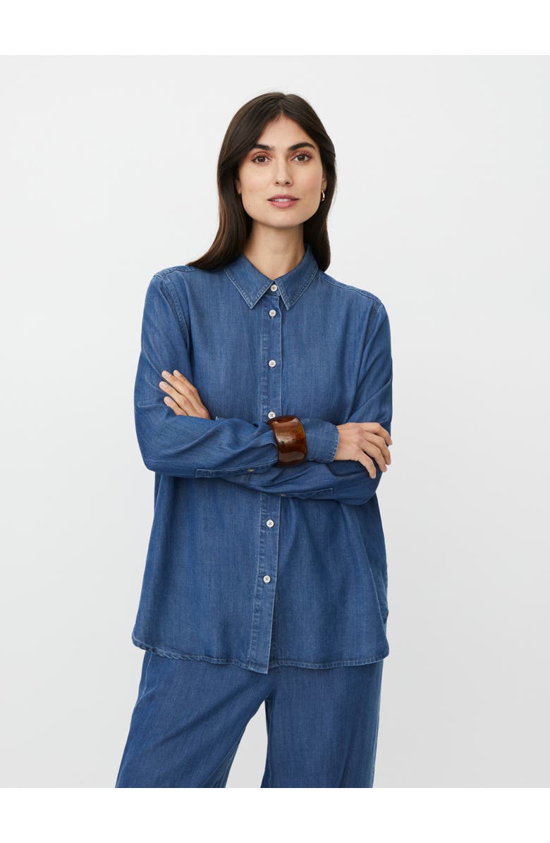 Masai Copenhagen MaIshana Denim Shirt, Main, color, Washed Denim