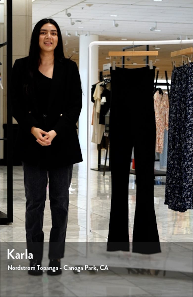 Melina Strapless Flared Split Hem Jumpsuit, sales video thumbnail